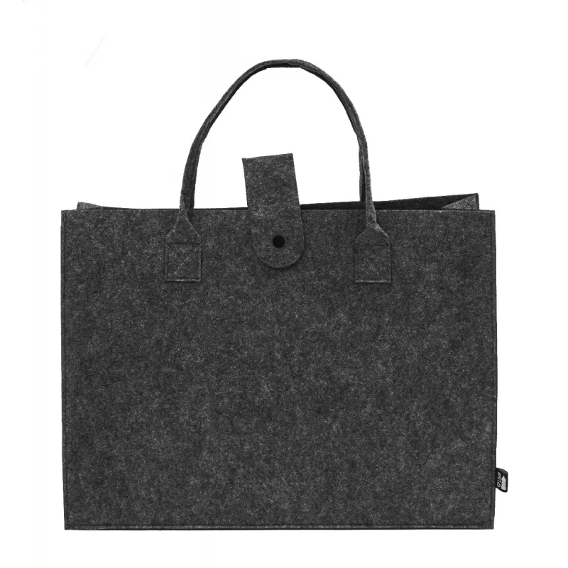 Refelt Shop Lux Torba na zakupy RPET - ciemno szary (AP800093-80)
