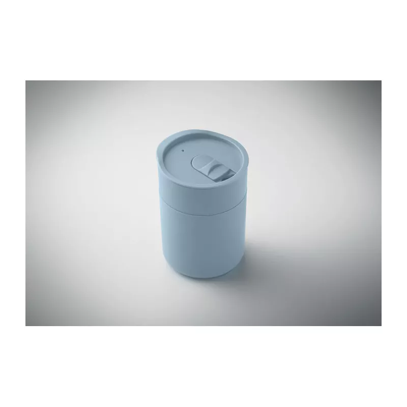 Kubek z PP z silikonową osłoną 330 ml GOBLET - Baby Blue (MO2773-66)