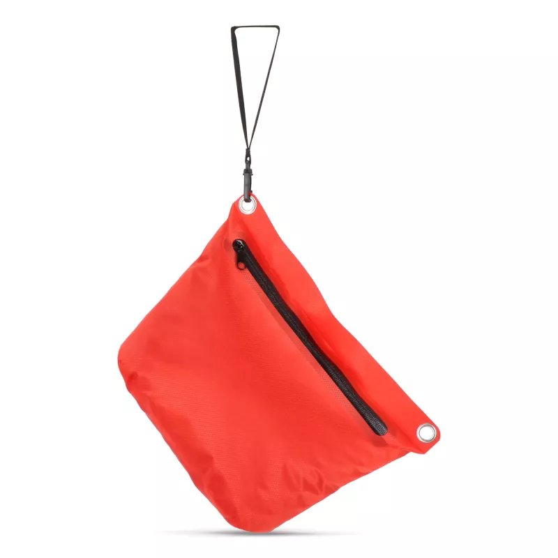 Wodoodporna torba na ramię z ripstopu 33 x 23 x 13 cm - czerwony (LT95344-N0021)