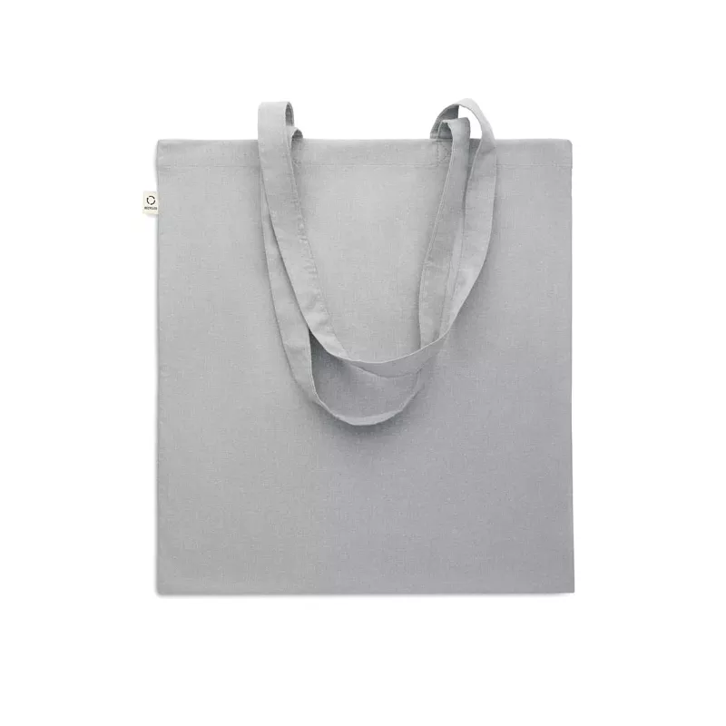 Torba z bawełny z recyklingu 140 g/m² VIVEKA COLOUR - Szary (MO2302-07)