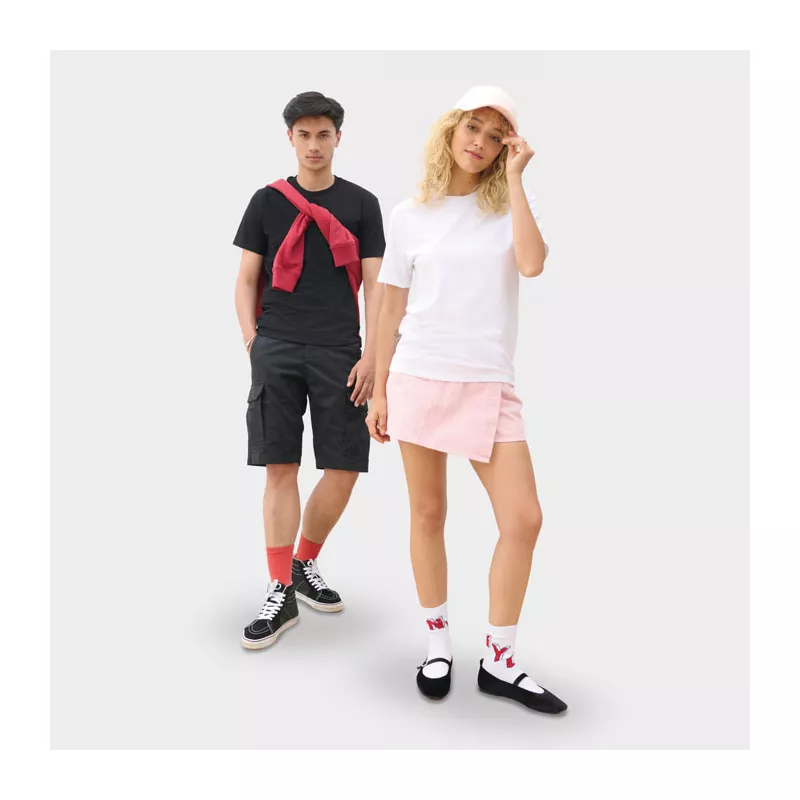 Koszulka unisex z recyklingu Sol's EXPLORER - Czarny Z Recyklingu (S04461-RC)