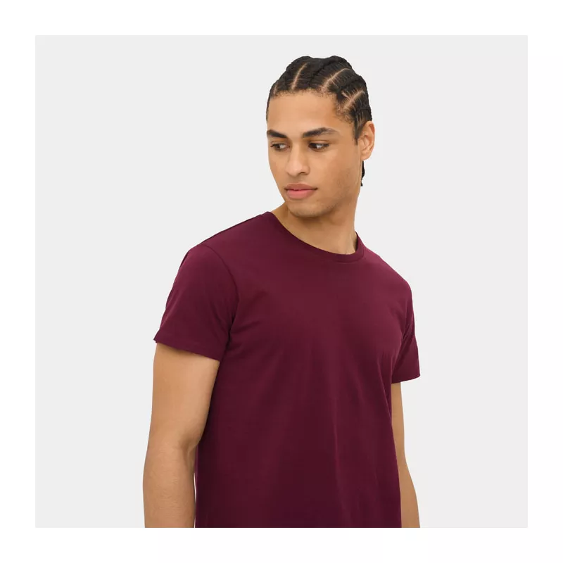 Koszulka męska organiczna 175 g/m² Sol's PIONEER MEN - Burgundy (S03565-BG)