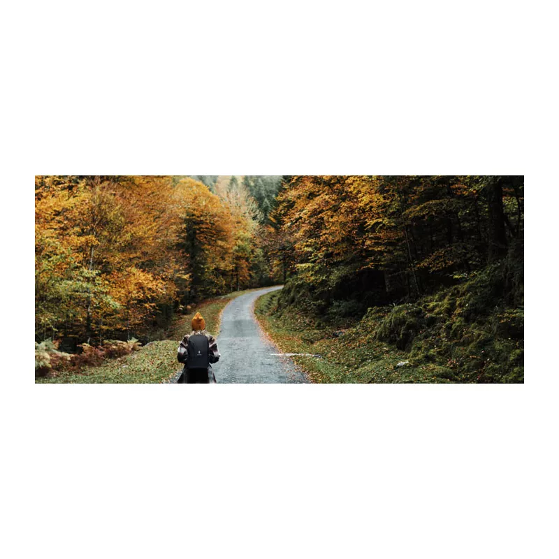 Plecak na laptop 16" wodoodporny RPET BRENNA - Czarny (MO2600-03)