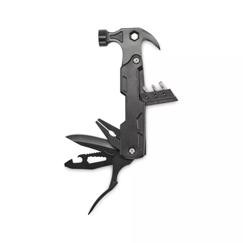 Młotek wielofunkcyjny 14 w 1 ze stali MULTIHAMMER - Czarny (MO2717-03)