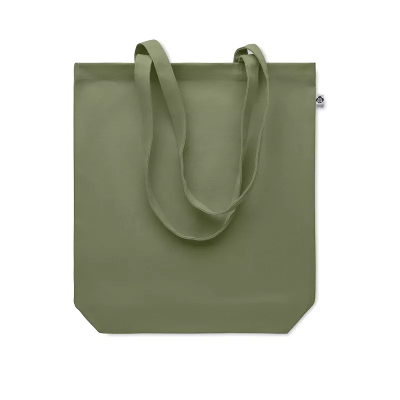Torba płócienna z bawełny organicznej 270 g/m² COCO - Zielony (MO6713-09)