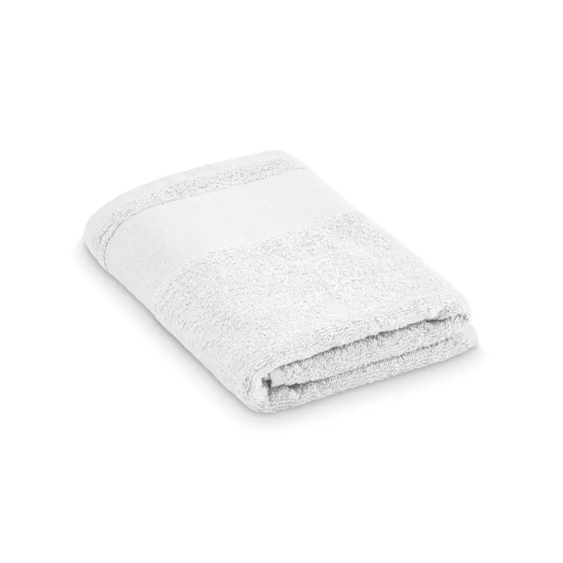Ręcznik do rąk bawełniany 380 g/m² 50x100 cm ISLAND 50 - Bialy (MO2765-06)