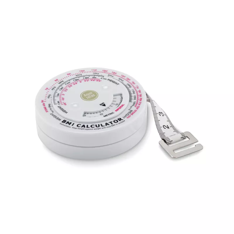 Miarka BMI z tworzywa ABS MEASURE IT - Bialy (MO8983-06)