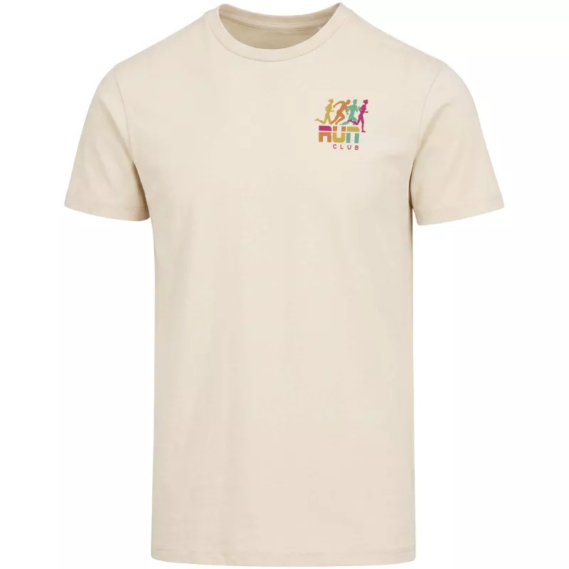 Balfour organiczna koszulka unisex o gramaturze 200 g/m² z krótkim rękawem i certyfikatem OCS - Sandstone (39557-SANDSTON)
