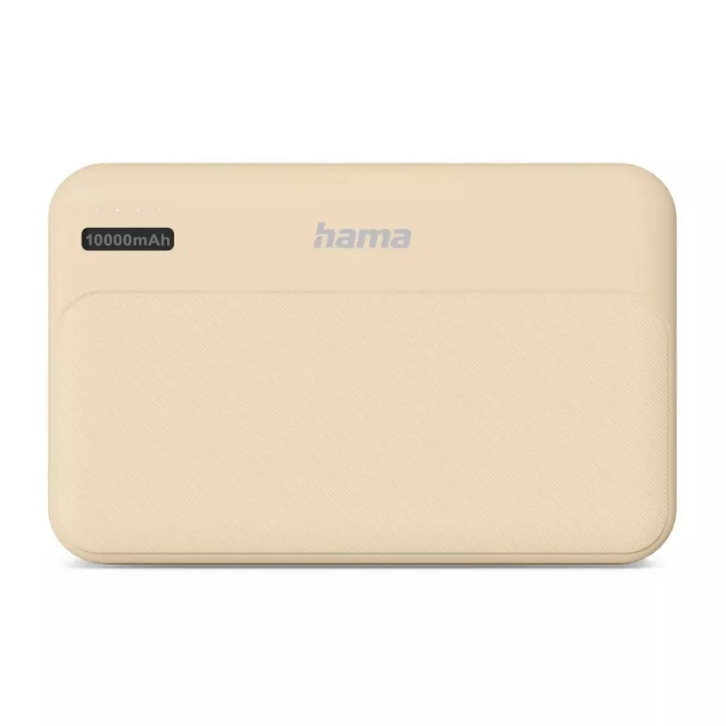 Power bank 10000 mAh Hama Power Pack Pocket - beżowy (VH082-20)