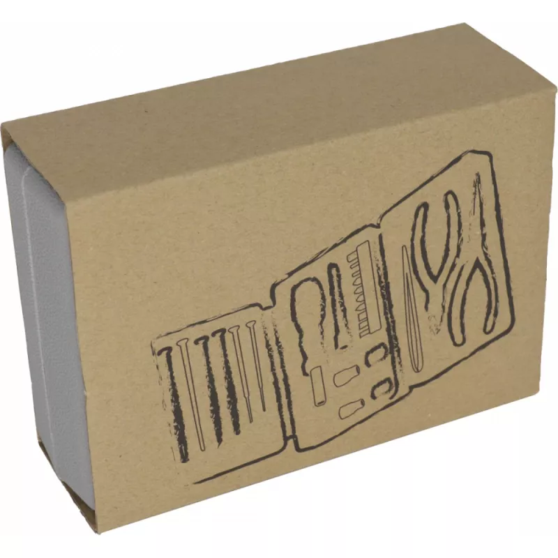 Zestaw narzędzi 25 elementów STEPHANIE - szary (8800207)