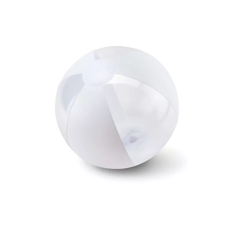 Piłka plażowa dmuchana 24 cm AQUATIME - Bialy (MO8701-06)