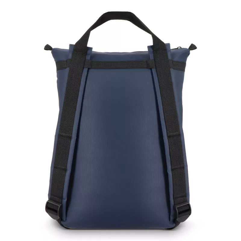 Plecak na laptopa rPET 600D Navi 36 x 40 x 10 cm - ciemnoniebieski (LT95397-N0010)
