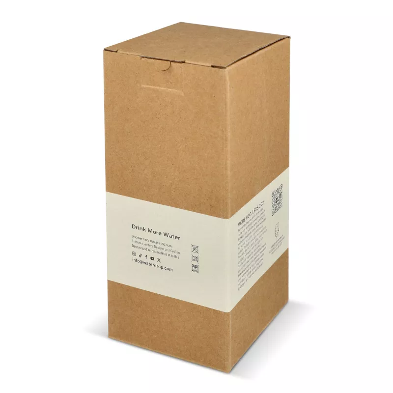 Termiczna butelka uniwersalna Waterdrop z ustnikiem 600 ml - czarny (LT47000-N0002)
