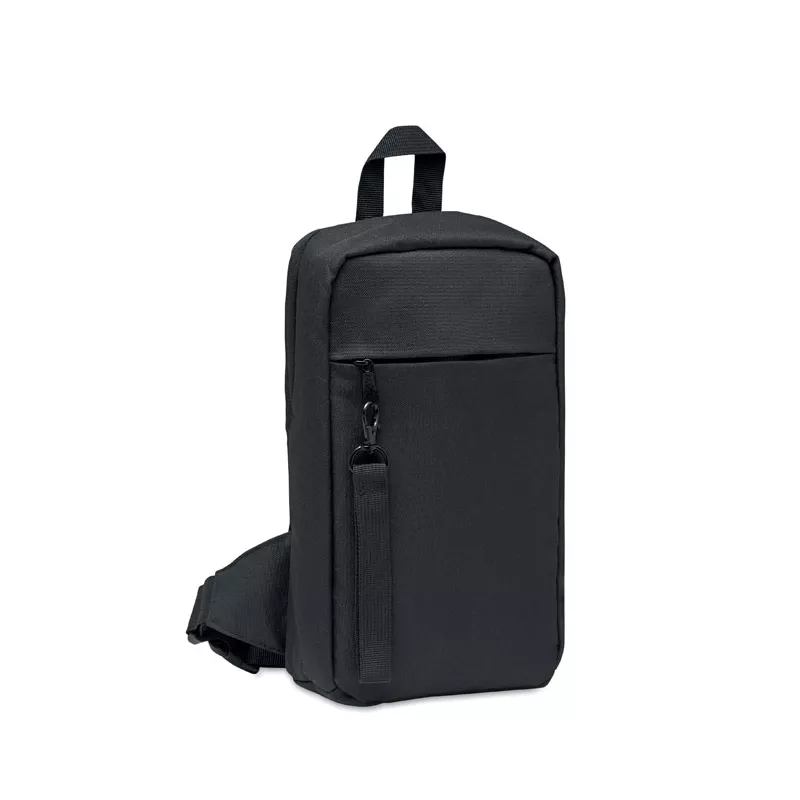 Torba na ramię RPET 600D z regulowanym paskiem CEBAG - Czarny (MO6717-03)