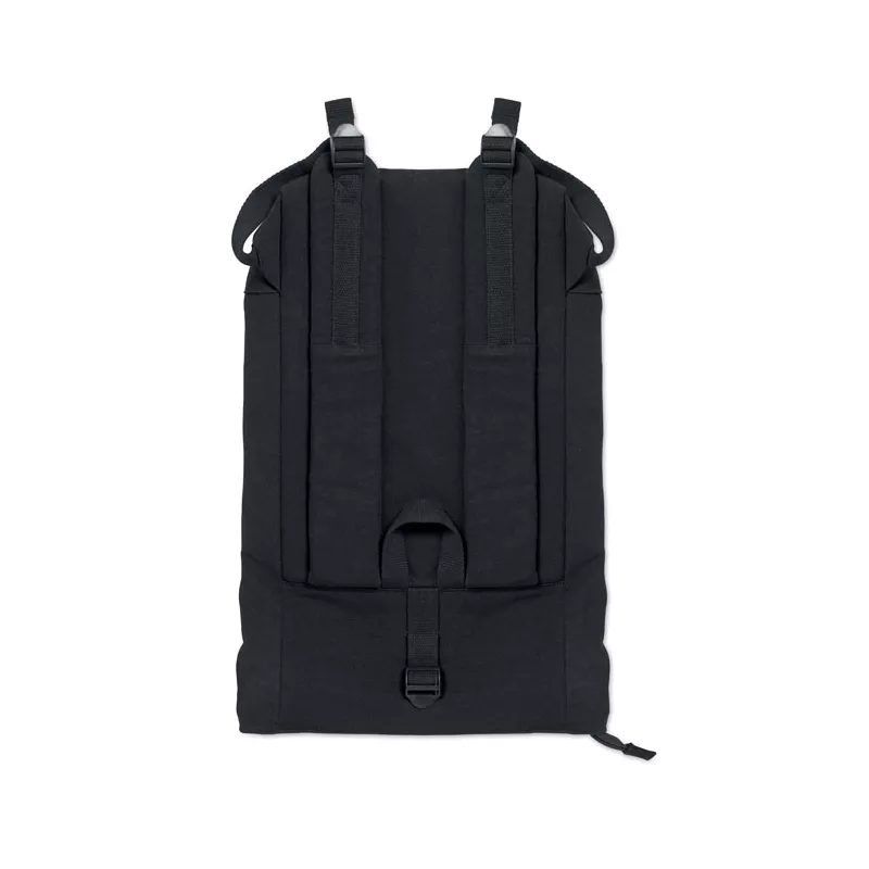 Plecak rolltop na laptop 15" 340 g/m² KOPER ROLL - Czarny (MO2400-03)