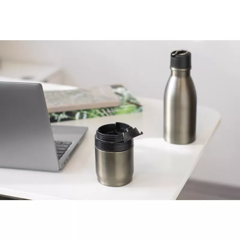 Butelka termiczna DRINNO 500 ml - grafitowy (16054-15)