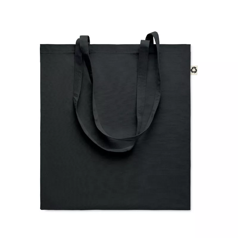Torba z bawełny z recyklingu 140 g/m² ZOCO COLOUR - Czarny (MO6674-03)