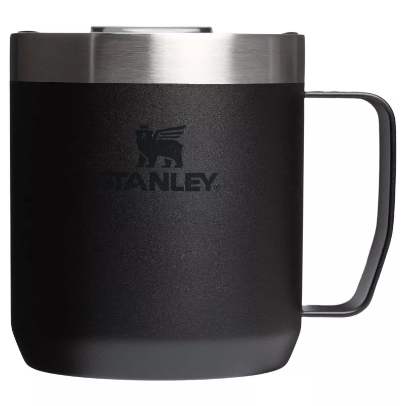 Kubek kempingowy Stanley Everyday 350 ml ze stali nierdzewnej - Czarny (10094990)