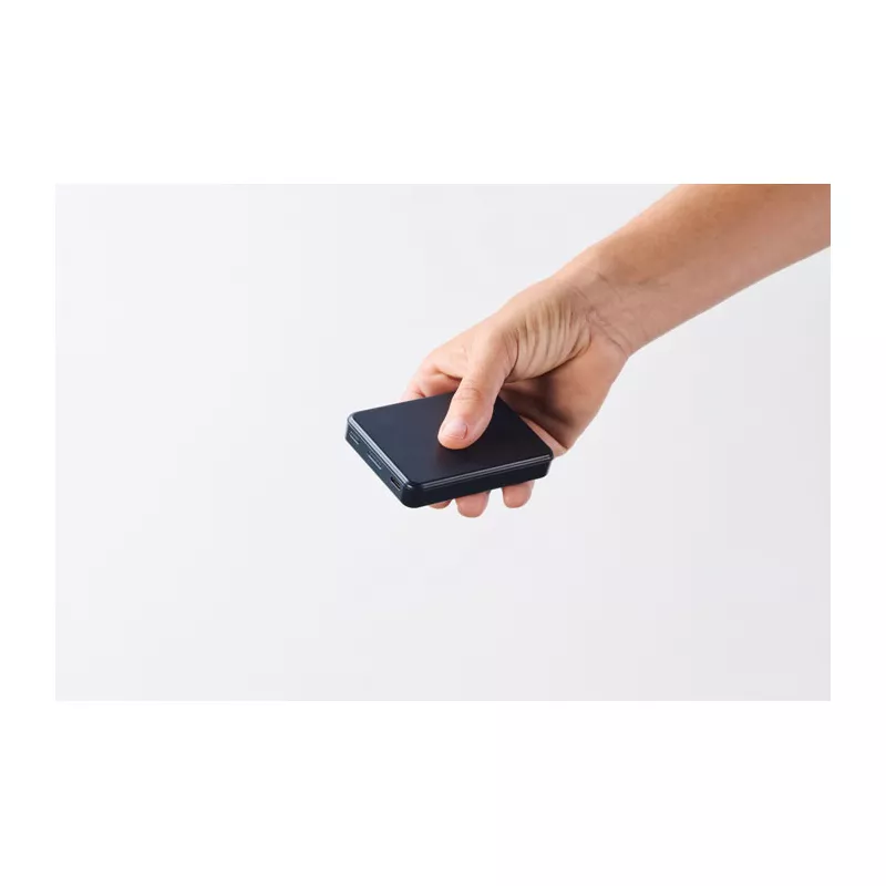 Powerbank 5000 mAh PD 20W z ABS z recyklingu KLEINPOW - Francuski Granat (MO2602-85)