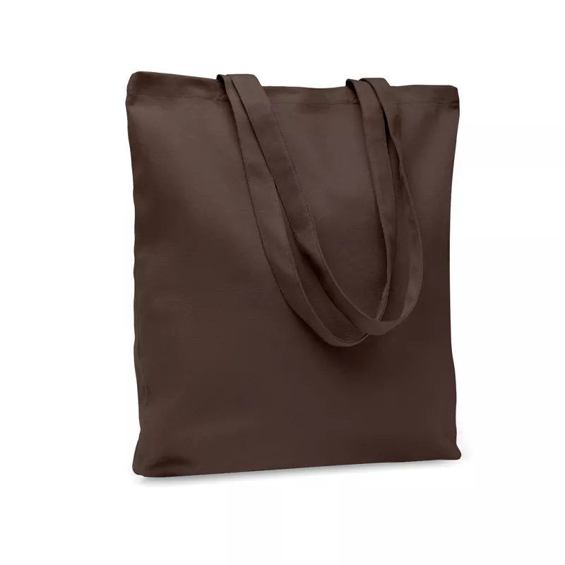 Torba bawełniana na zakupy 270 g/m² RASSA COLOURED - Czekolada (MO6442-41)