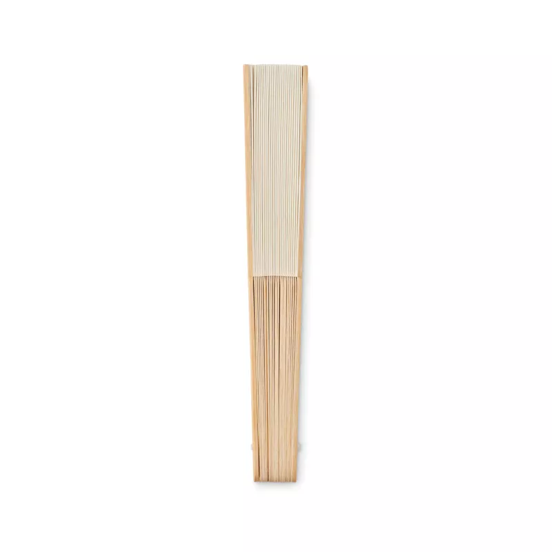 Wachlarz bambusowy z papierem FANNY PAPER - Bezowy (MO6828-13)