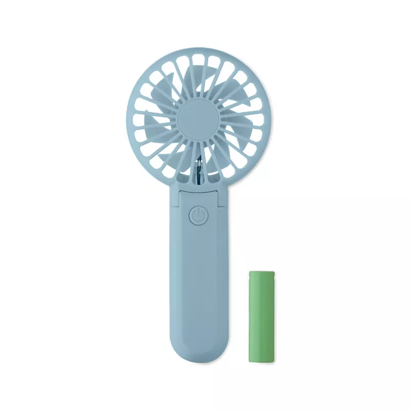 Wentylator ręczny składany z 3 prędkościami IBERA - Baby Blue (MO2779-66)