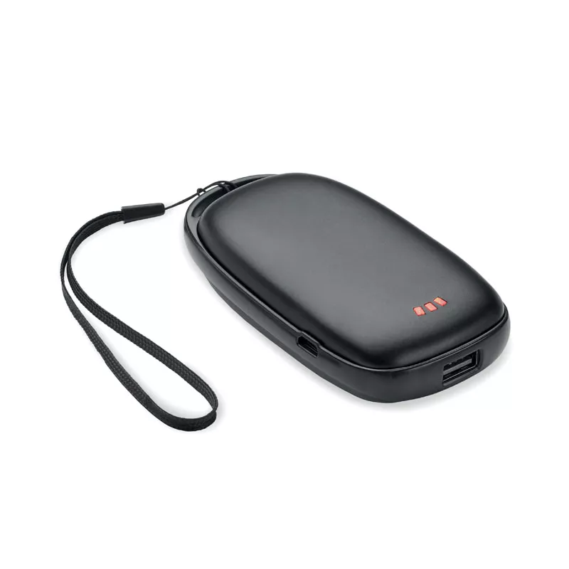 Ogrzewacz do rąk z powerbankiem 4000 mAh TRICPOWER - Czarny (MO6949-03)