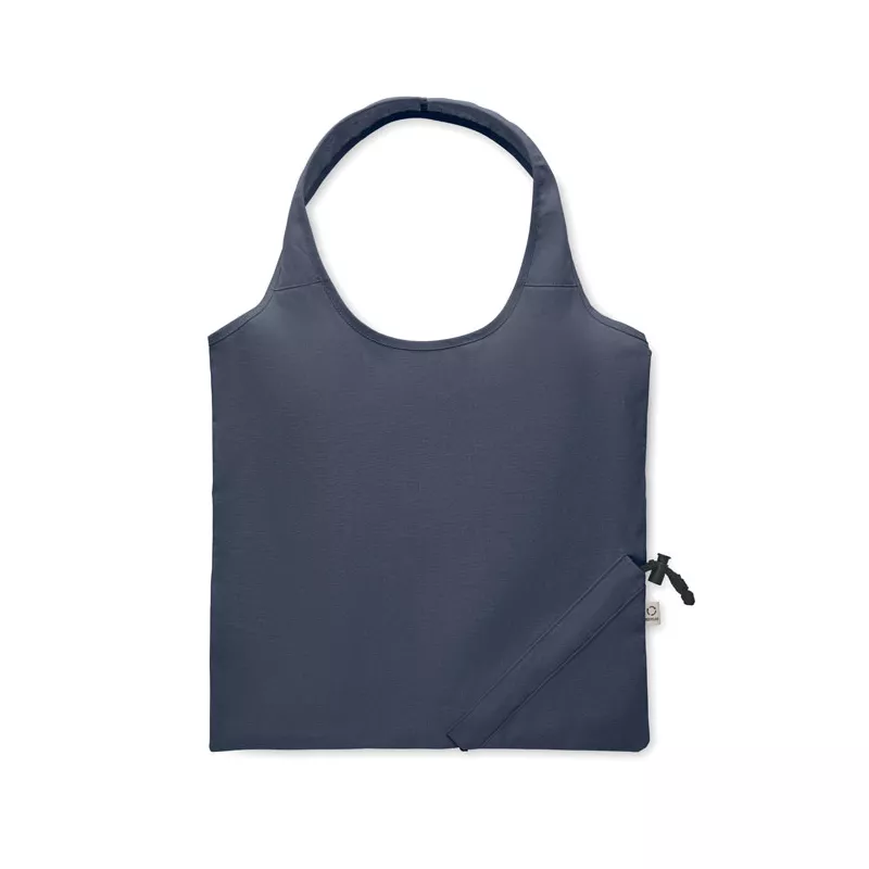 Torba składana z recyklingu 140 g/m² CARRIE COLOUR - Niebieski (MO2487-04)