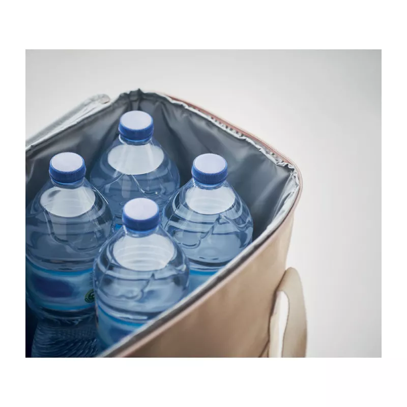 Torba termiczna duża z płótna 450 g/m² KECIL LARGE - Bezowy (MO6869-13)