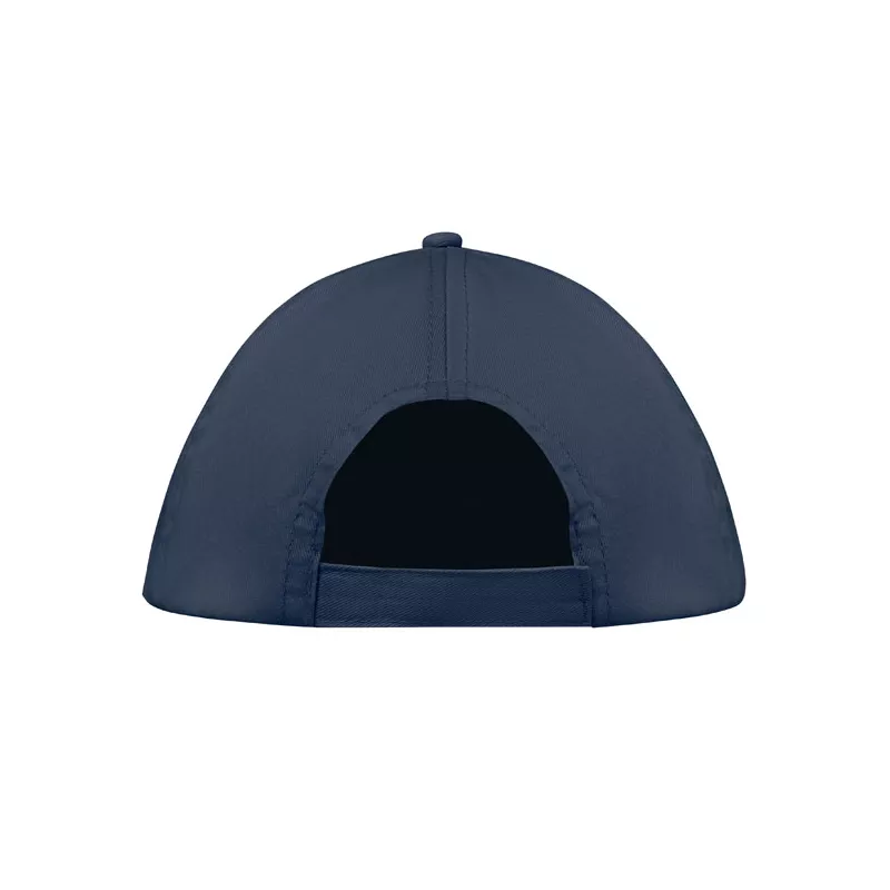 Czapka z daszkiem 5-panelowa z bawełny 160 g/m² BUZZ - Francuski Granat (MO1447-85)