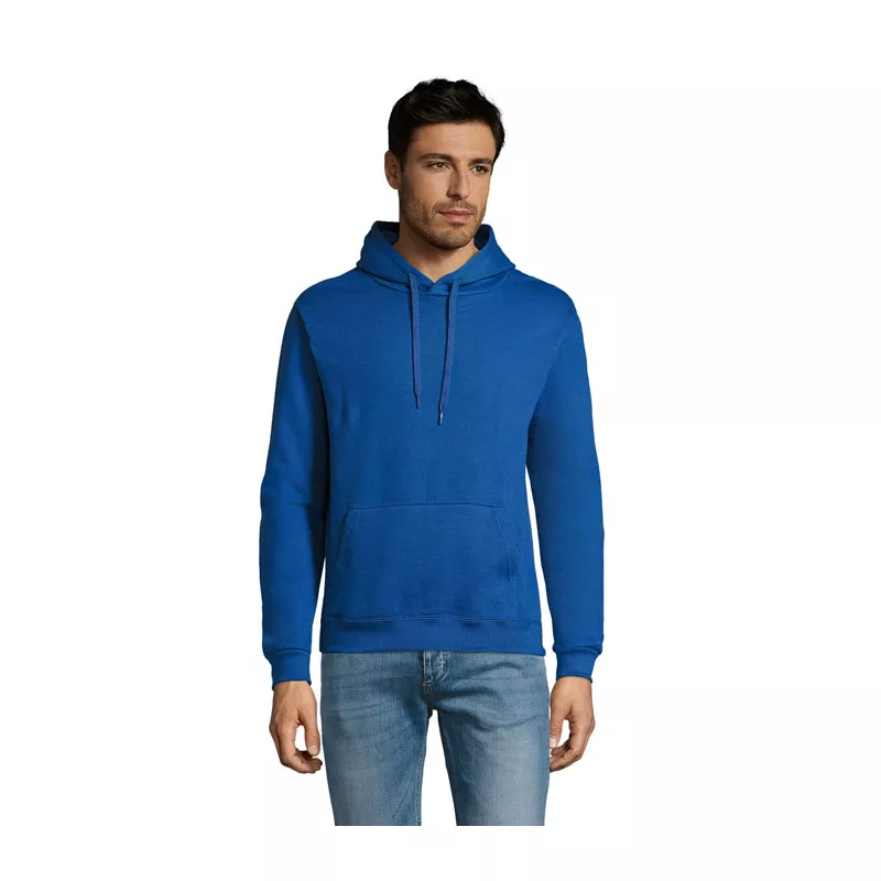 Bluza unisex z kapturem 280 g/m² Sol's SNAKE - Niebieski (S47101-RB)