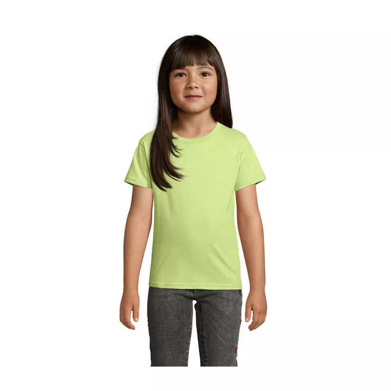 Koszulka organiczna 150 g/m² Sol's CRUSADER KIDS - Apple Green (S03580-AG)