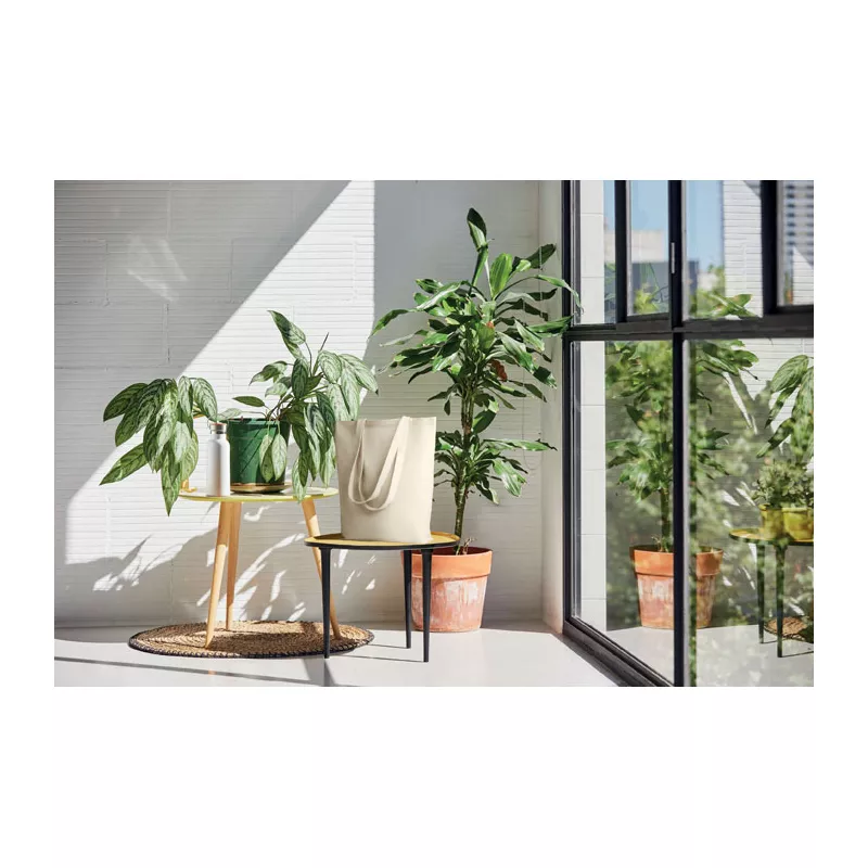 Torba bawełniana na zakupy 270 g/m² RASSA - Bezowy (MO6159-13)