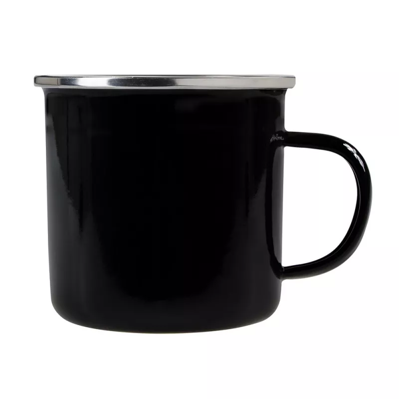 Kubek emaliowany I Taeris 360 ml - czarny (V7235-03)