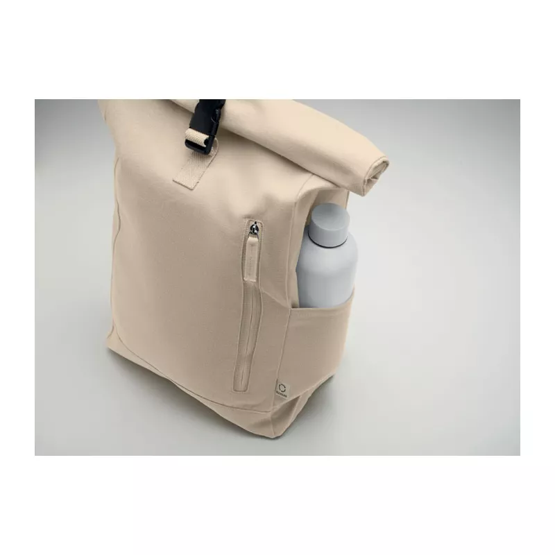 Plecak z bawełny z recyklingu 390 g/m² KAMET - Bezowy (MO2552-13)