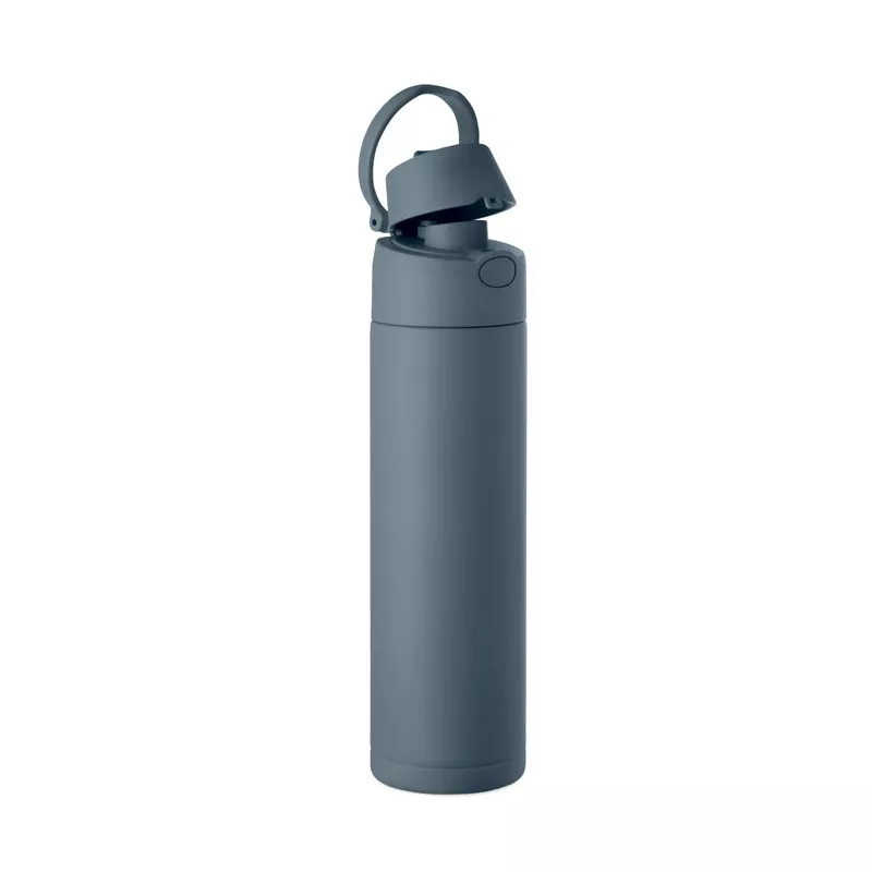 Butelka stalowa ze słomką 650 ml TOIEN ONE - Petrol (MO2989-20)