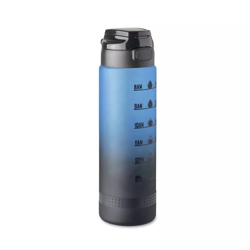 Butelka sportowa z RPET 1000 ml LEVEL - Niebieski (MO2409-04)