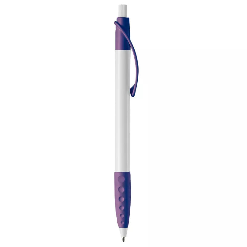 Długopis plastikowy (ABS) Cosmo - biało / purpurowy (LT87622-N0172)