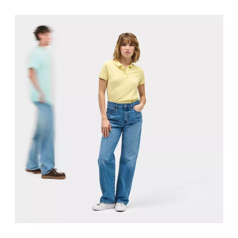 Polo damskie organiczne 170 g/m² Sol's PLANET WOMEN - Jasno Żółty (S03575-LY)