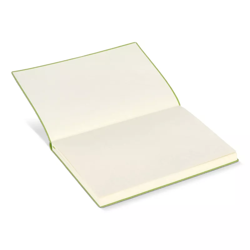 Notatnik Yuzu z miękką okładką Thermo A5 - czarno / jasnozielony (LT92091-N0232)