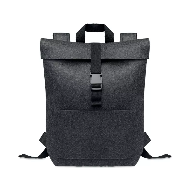 Plecak z filcu RPET z przegrodą na laptop INDICO PACK - Kamienny Szary (MO6456-15)