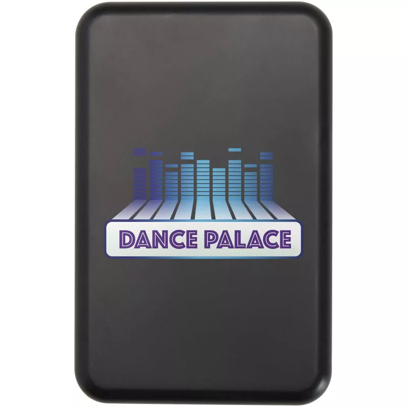 Acrab magnetyczny bezprzewodowy powerbank o pojemności 10 000 mAh i mocy 15 W z technologią 20 W PD — wykonany z tworzyw sztucznych pochodzących z recyklingu - Czarny (12444290)