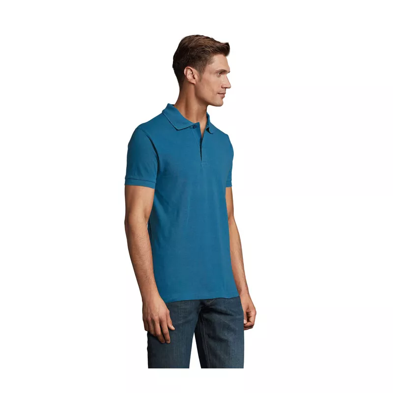Koszulka polo męska piqué 180 g/m² Sol's PERFECT MEN - Niebieski Łupkowy (S11346-SL)