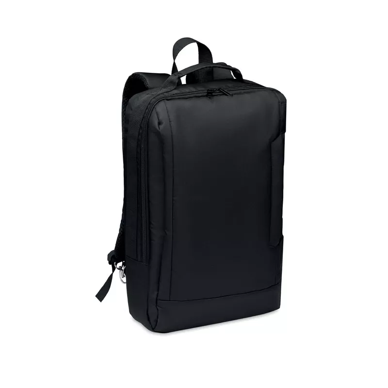Plecak na laptop 16" z RPET z kablem USB SINGAPORE - Czarny (MO6329-03)