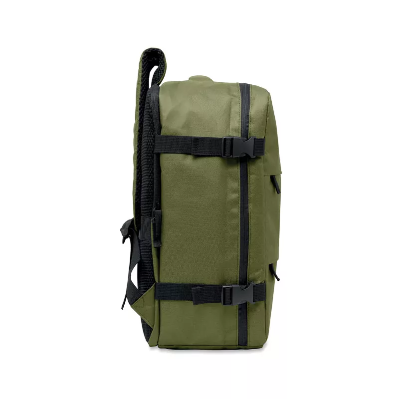 Plecak kabinowy rozciągliwy 15" RPET 20 l ASPEN - Zieleń Wojskowa (MO3195-49)