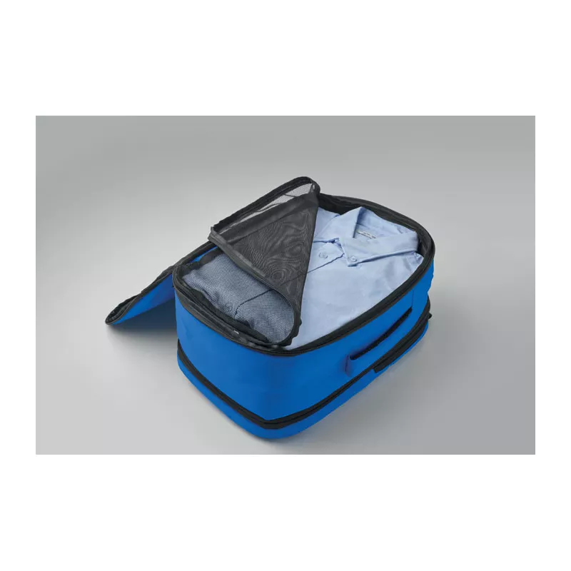 Plecak kabinowy z RPET na laptop 15" FLYSAFE - Niebieski (MO2840-37)