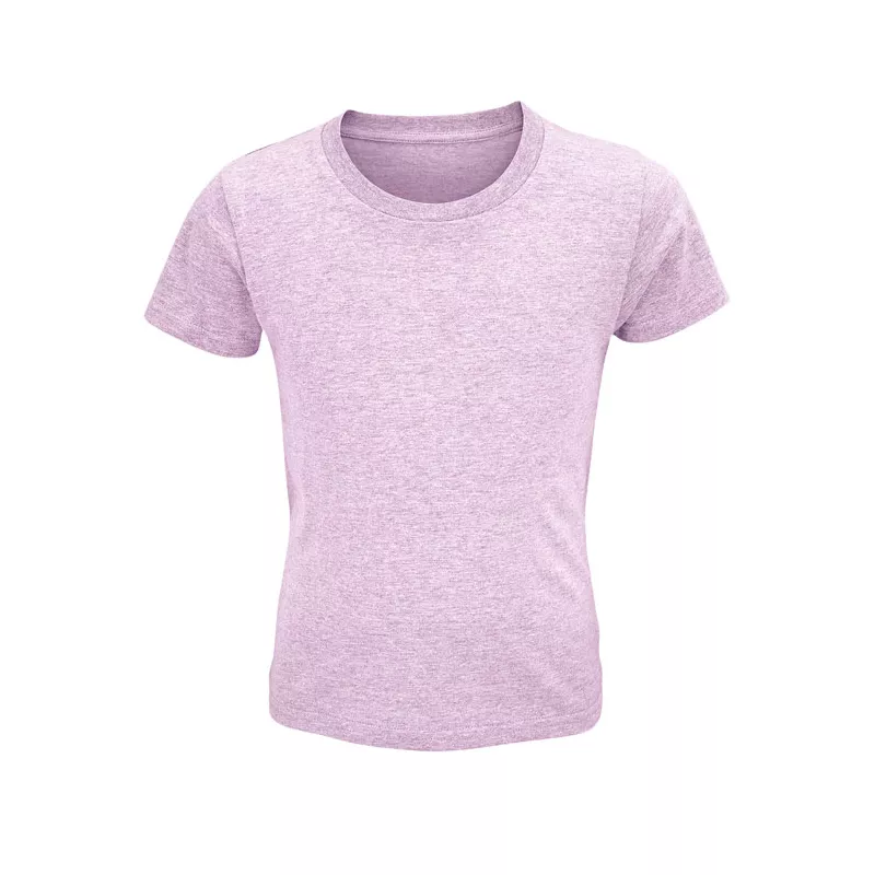 Koszulka organiczna 150 g/m² Sol's CRUSADER KIDS - Heather Pink (S03580-HP)