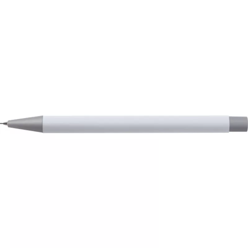 Ołówek automatyczny soft touch ANCONA - biały (386906)