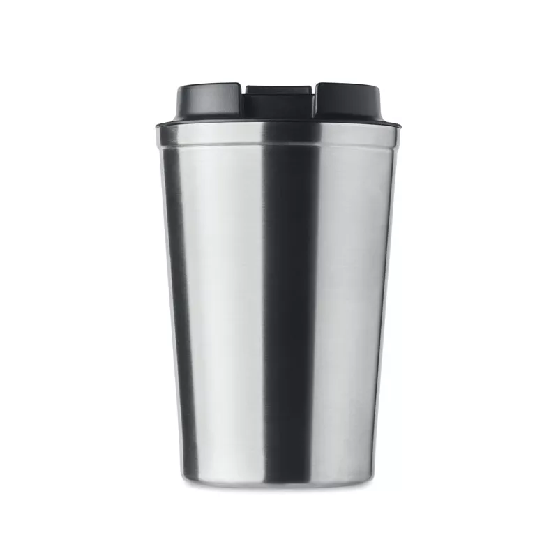 Kubek termiczny ze stali 350 ml BRACE - Srebrny Mat (MO6276-16)
