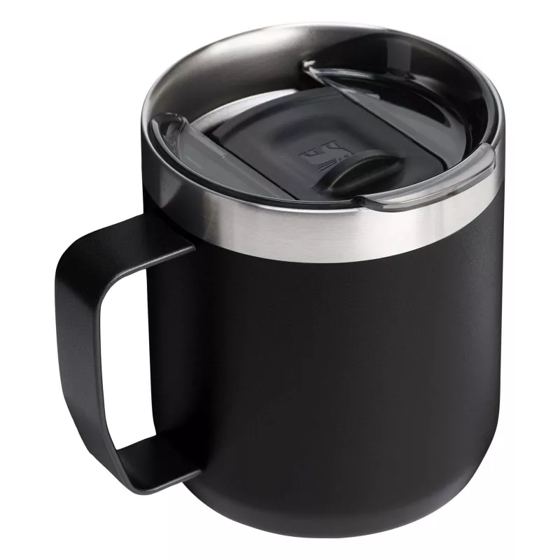 Kubek kempingowy Stanley Everyday 350 ml ze stali nierdzewnej - Czarny (10094990)